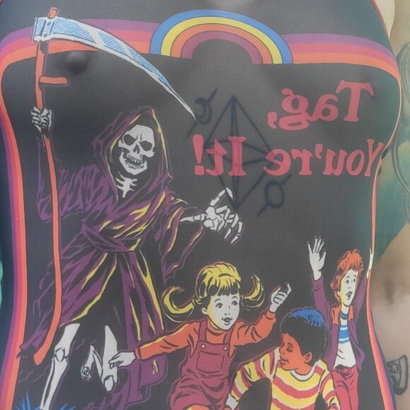 Grim Reaper Sheer Bathing Suit - Picture 2 of 4